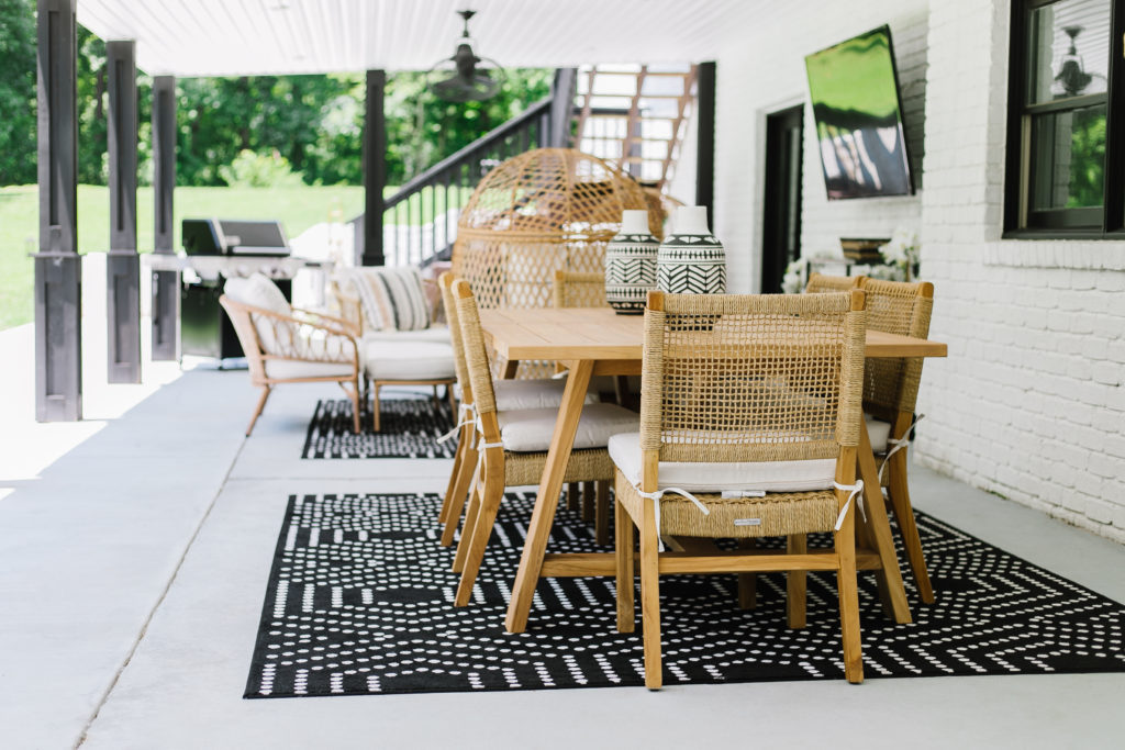 tips for styling your patio