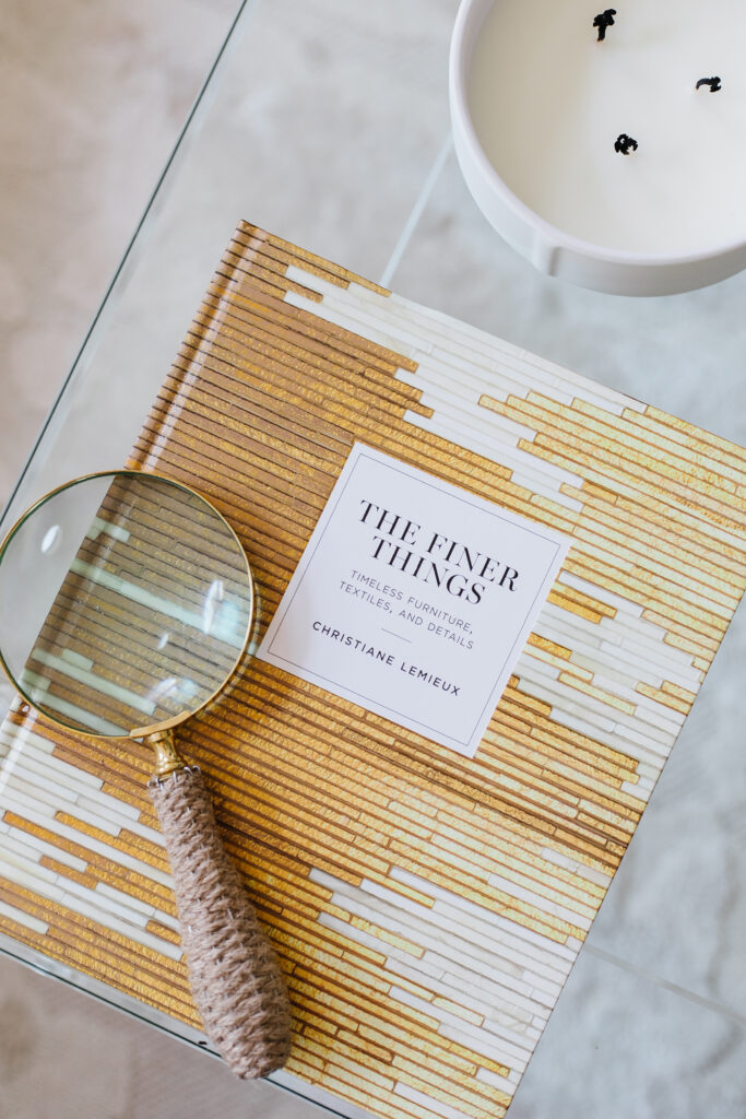 how to style your favorite coffee table books