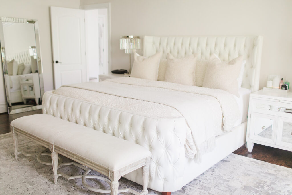 how to make a bed look luxurious