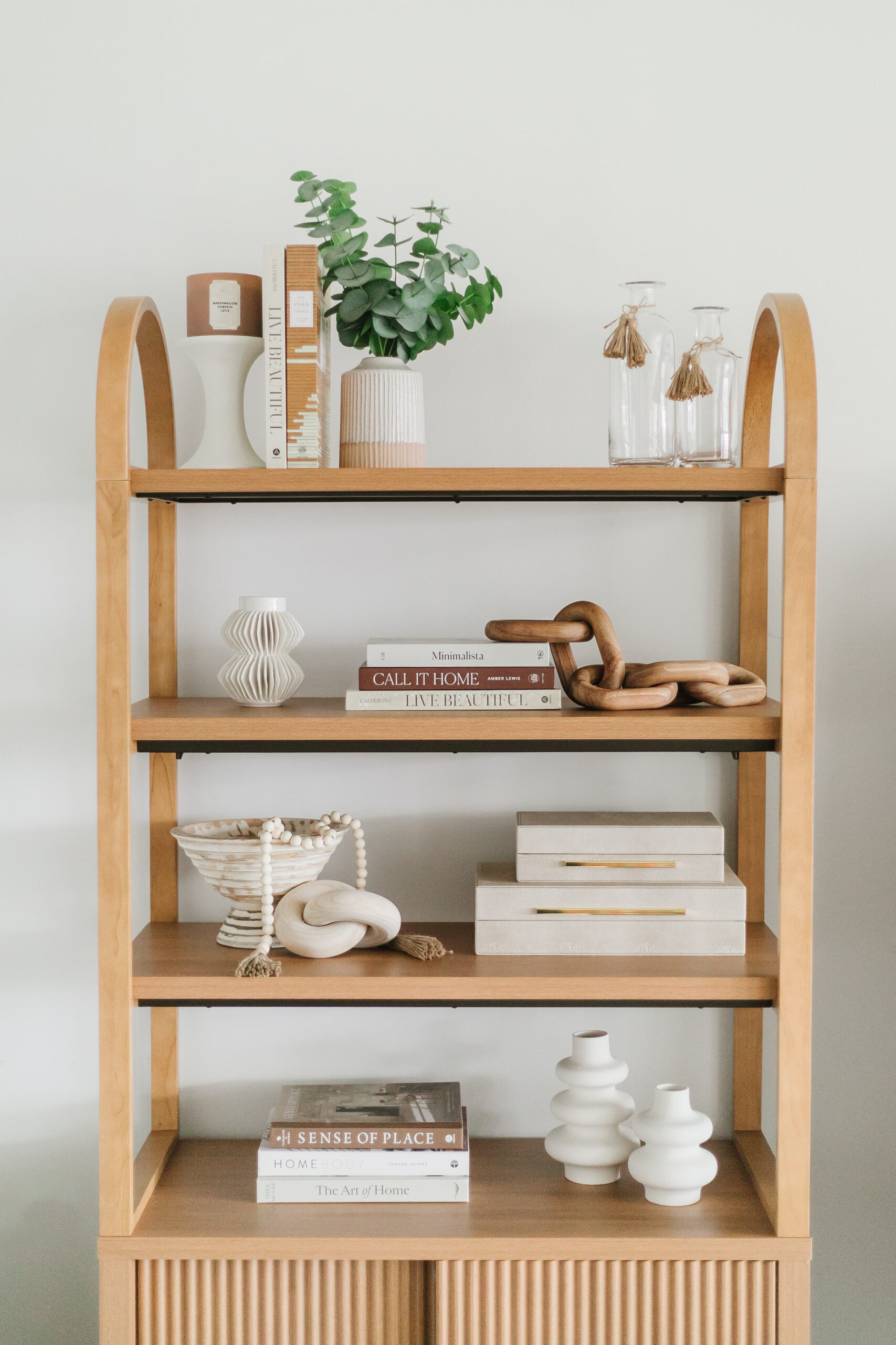 how to style a bookshelf like a pro
