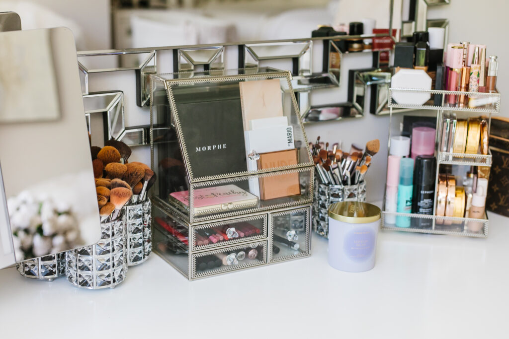 how to organize your vanity drawers